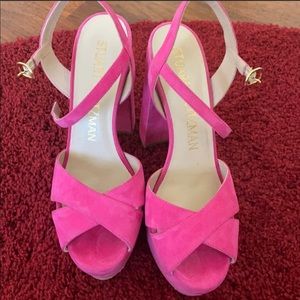 Pink Chunky Heel **perfect for summer***